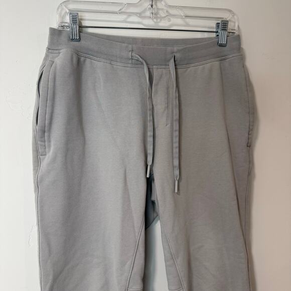 Lululemon Men's Relaxed-Fit French Terry Jogger Pants Ankle Seal Grey Small - Picture 10 of 10